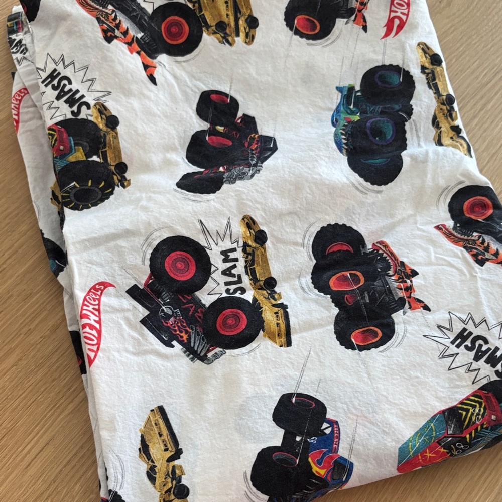 Pottery Barn Kids Monster Truck Bedding Sheets - Multicolor